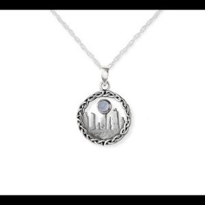 Outlander 925 silver pendant & necklace
